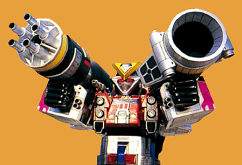 Rescue Megazord with Artillery Power