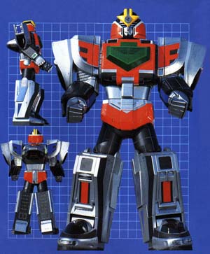 Time Force Megazord Mode Red