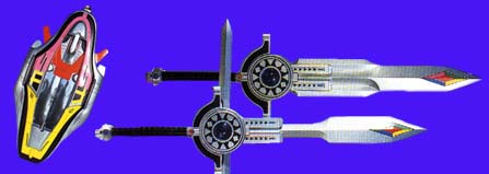 Time Force Megazord Weapons