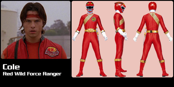 Cole Evans Red Lion Wild Force Ranger Power Rangers Wild Force 