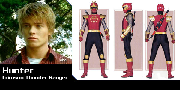 Hunter Bradley, Crimson Thunder Ranger