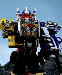 DriveMax Megazord Crane Formation