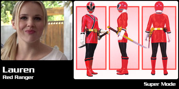 Lauren Shiba, Red Samurai Ranger