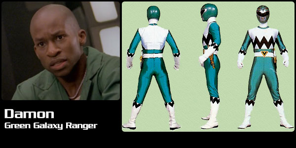 Damon Henderson Green Galaxy Ranger Power Rangers Lost Galaxy Damon Henderson Green Galaxy Ranger Power Rangers Lost Galaxy
