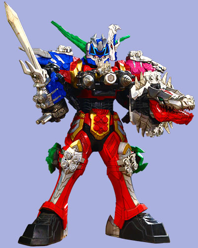 Dino Fury Megazord Warrior Blade Formation